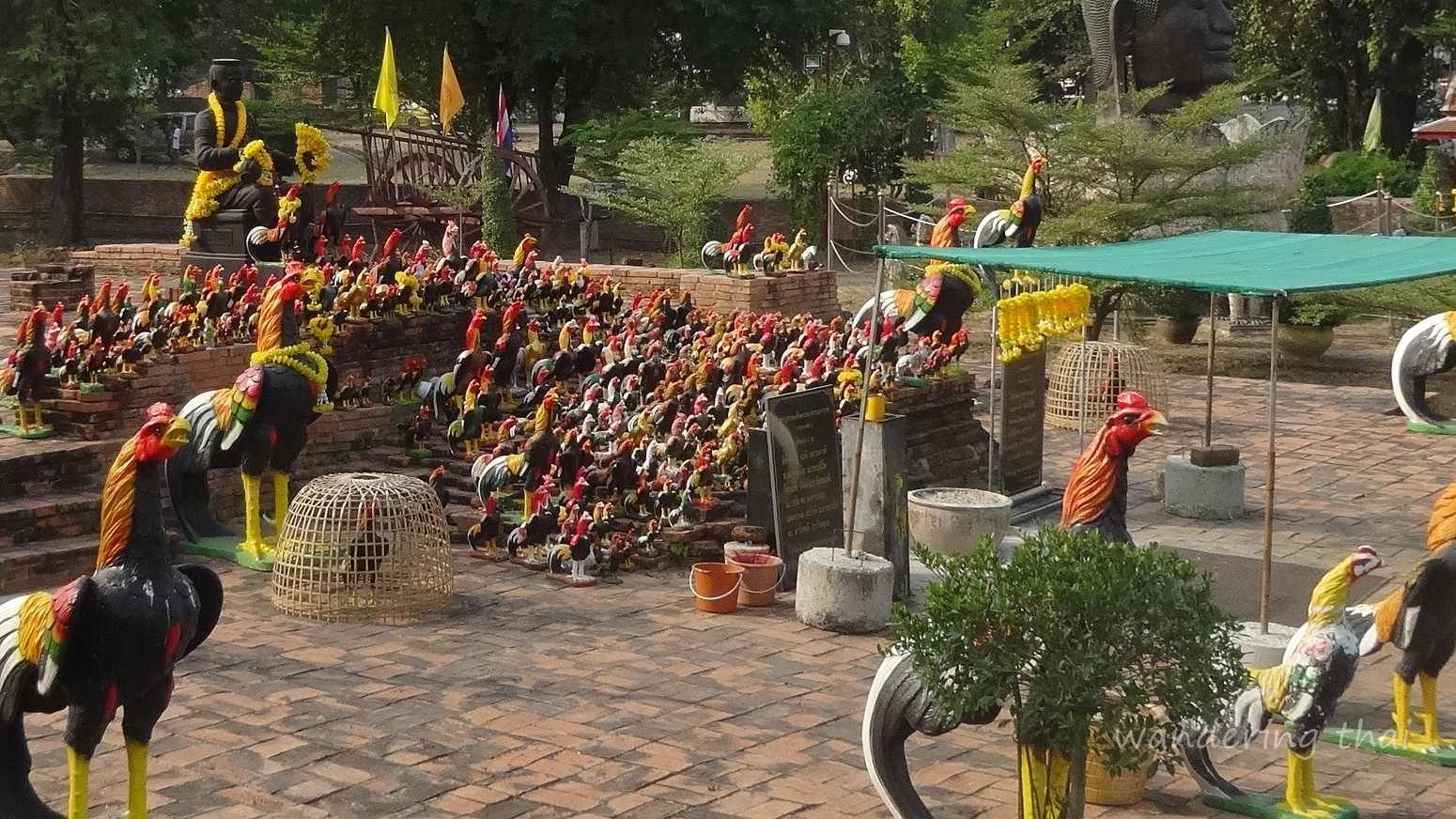 King Naresuan & cocks