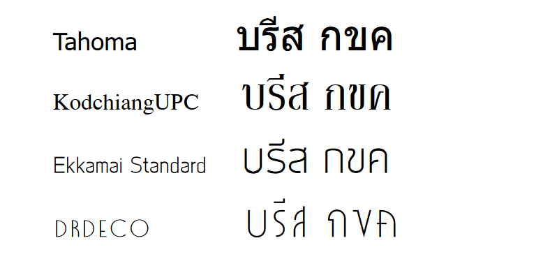 フォント比較1