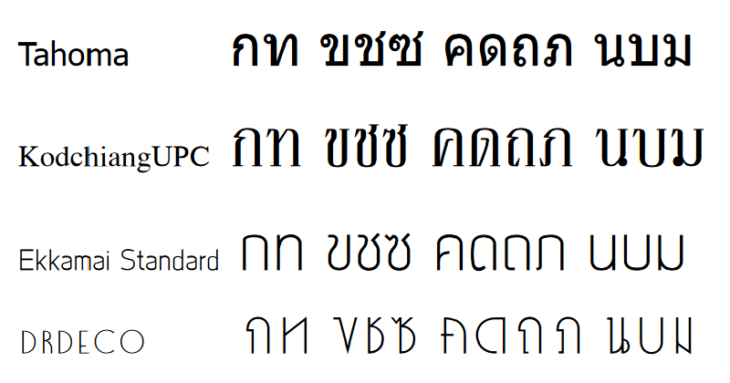 フォント比較2