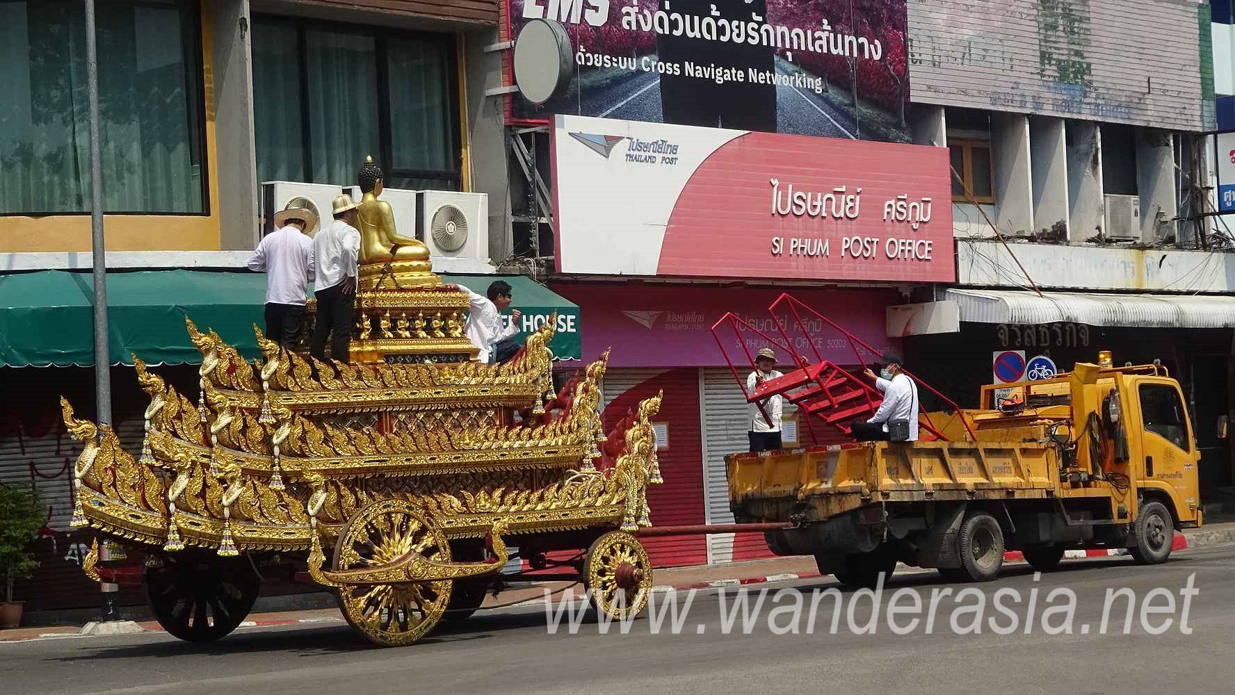 SihingBuddha with a truck